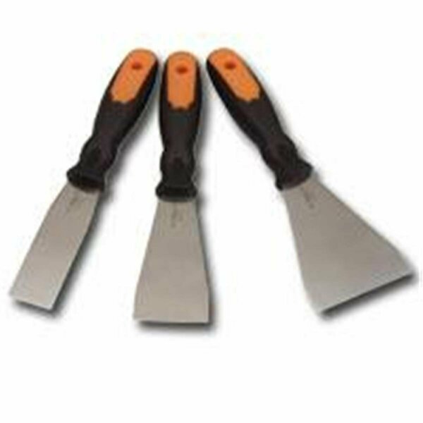 Homepage 3 Piece Flexible Stainless Steel Putty Knife Set HO269873